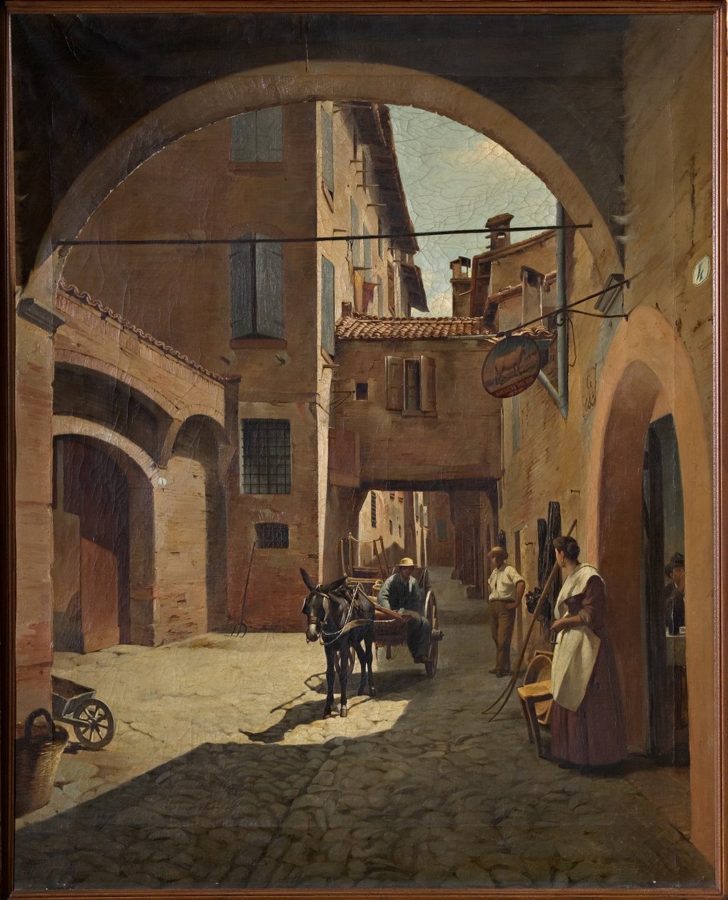 Gasse des Ochsen von Raimondo Muratori