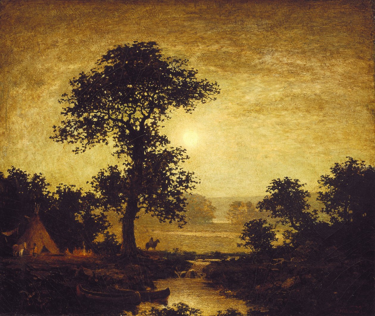 Mondlicht von Ralph Albert Blakelock
