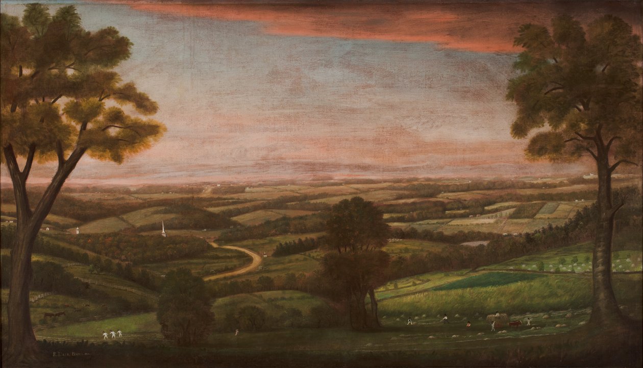 Blick nach Osten von Denny Hill von Ralph Earl or Earle