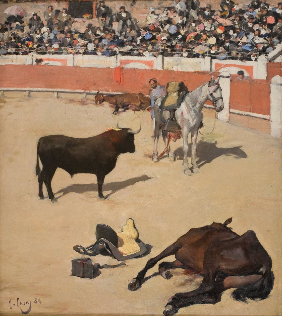 Stiere (Tote Pferde) von Ramon Casas i Carbo