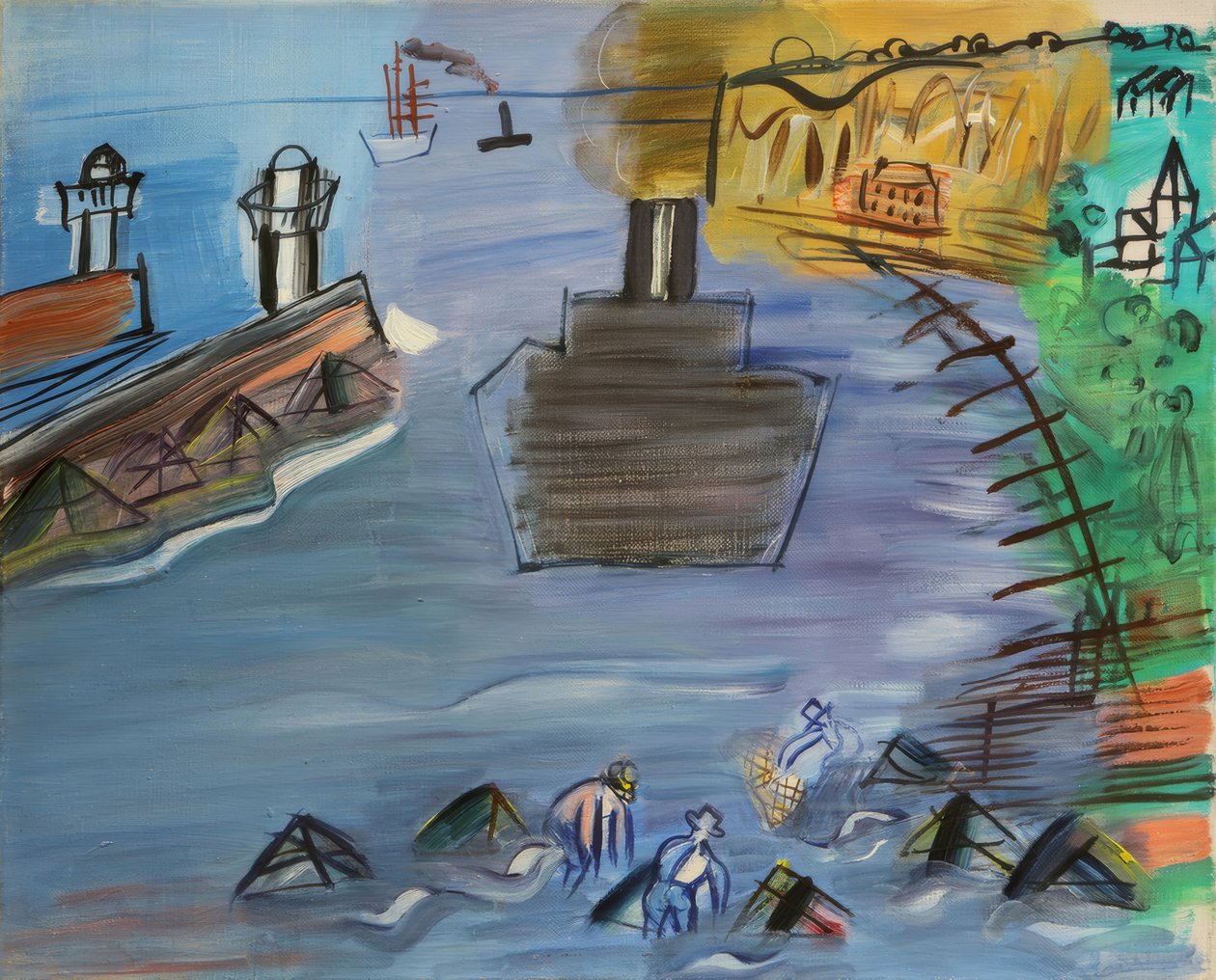 Die schwarze Fracht von Raoul Dufy