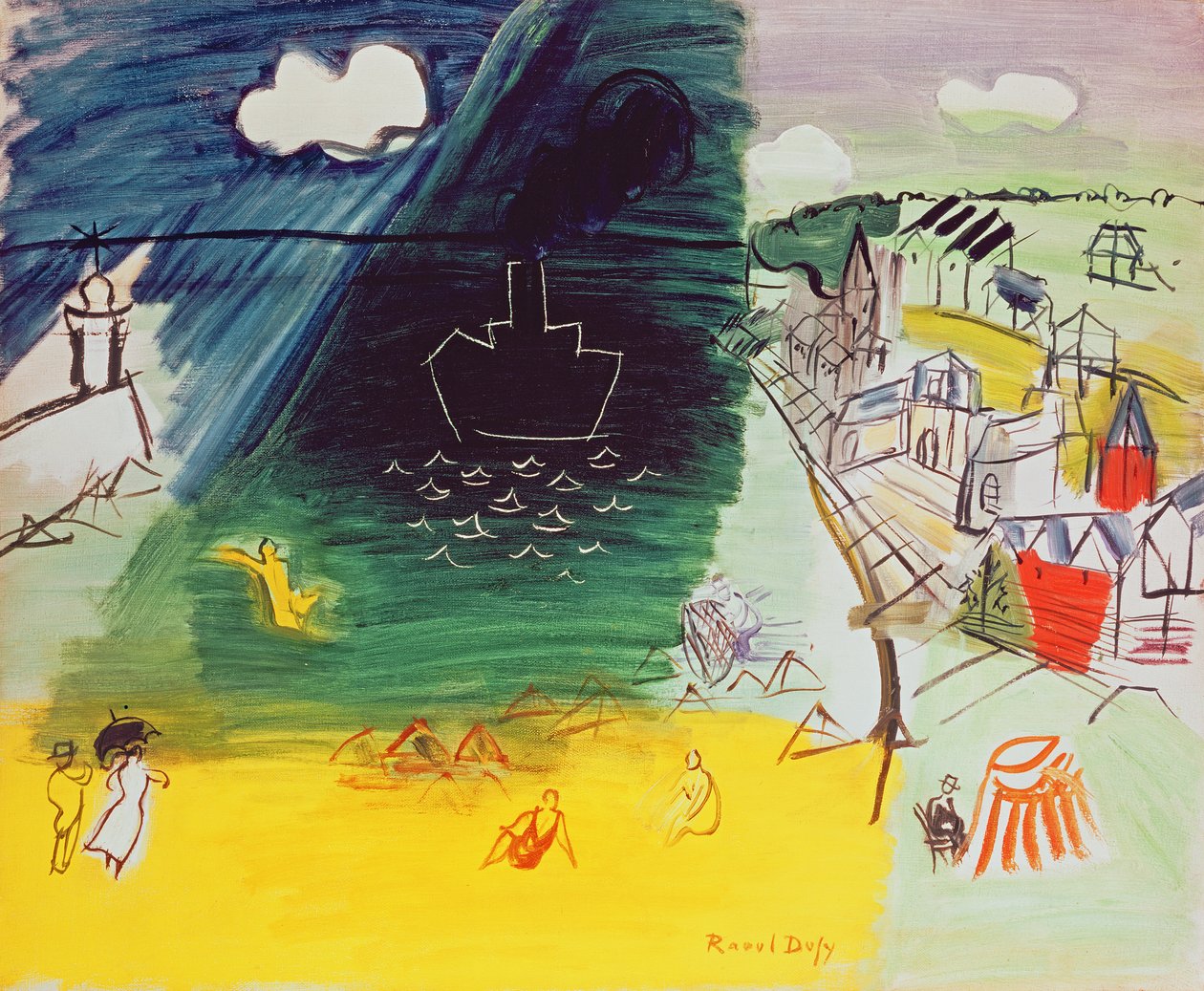 14. Juli von Raoul Dufy