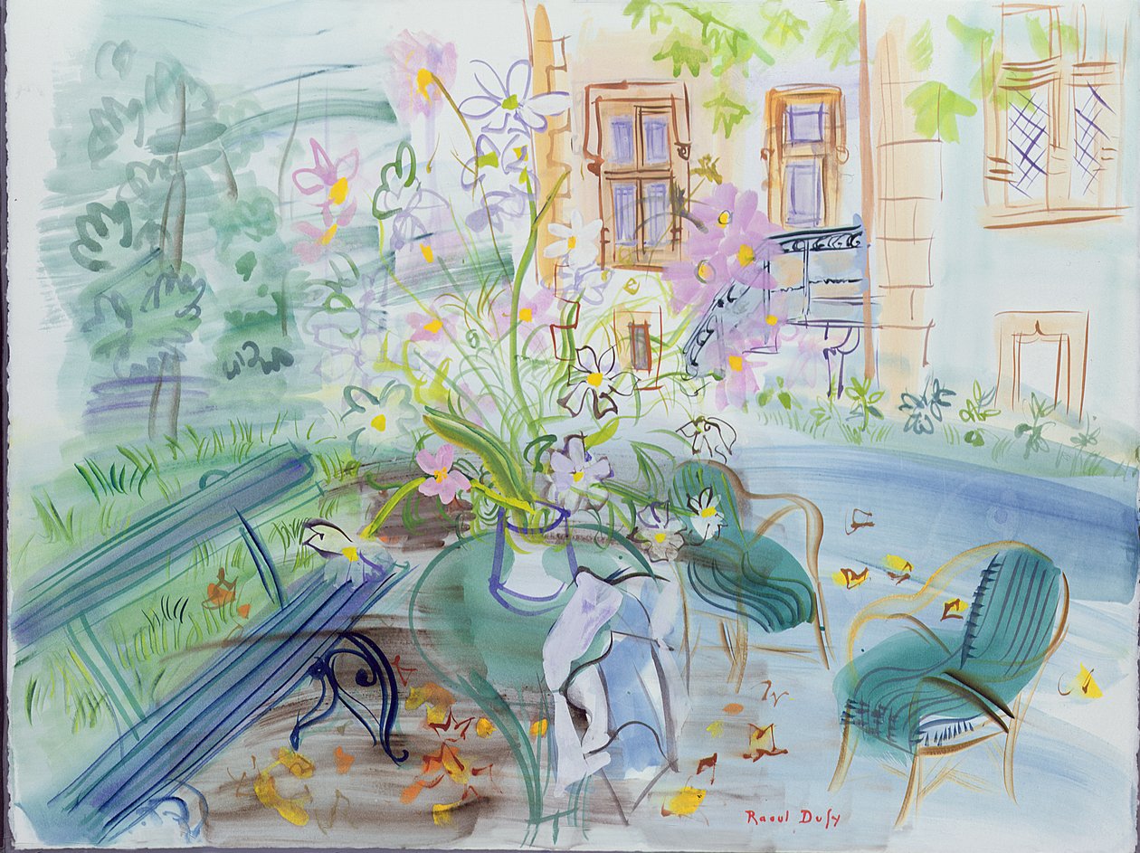 Unser Haus in Montsaunes von Raoul Dufy