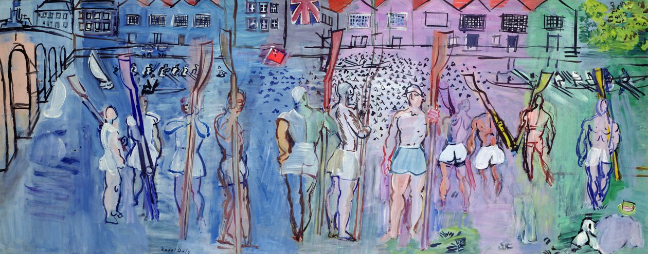 Regatta in Henley, die Ruderer von Raoul Dufy