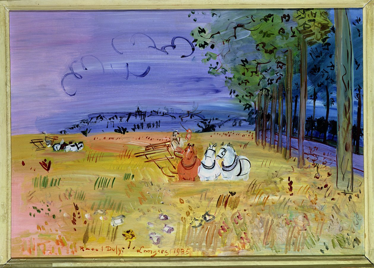 Die Ernte in Langres von Raoul Dufy