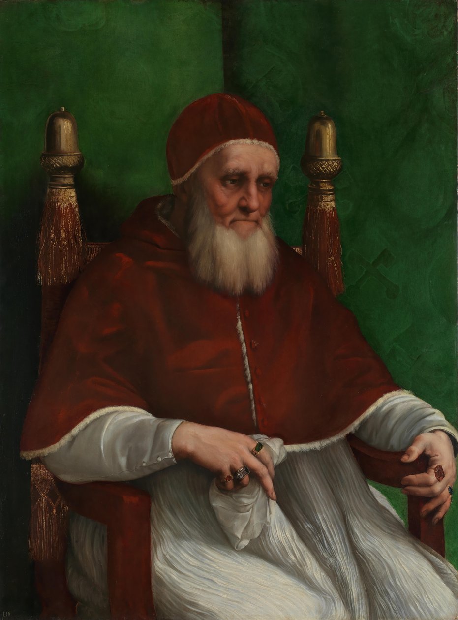 Porträt von Papst Julius II. von Raffaello Sanzio Raphael