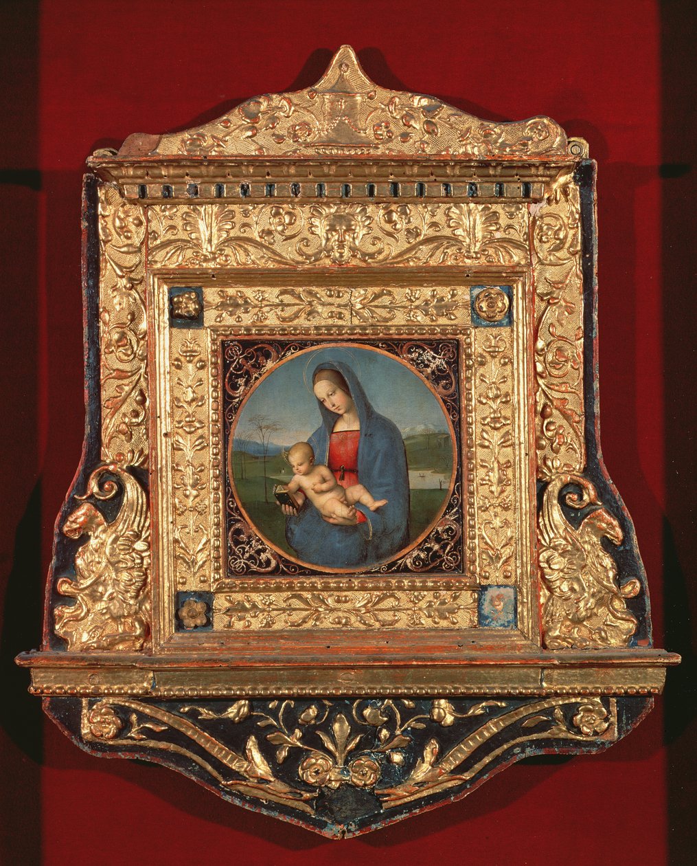 Jungfrau und Kind, auch Madonna Conestabile genannt von Raffaello Sanzio Raphael