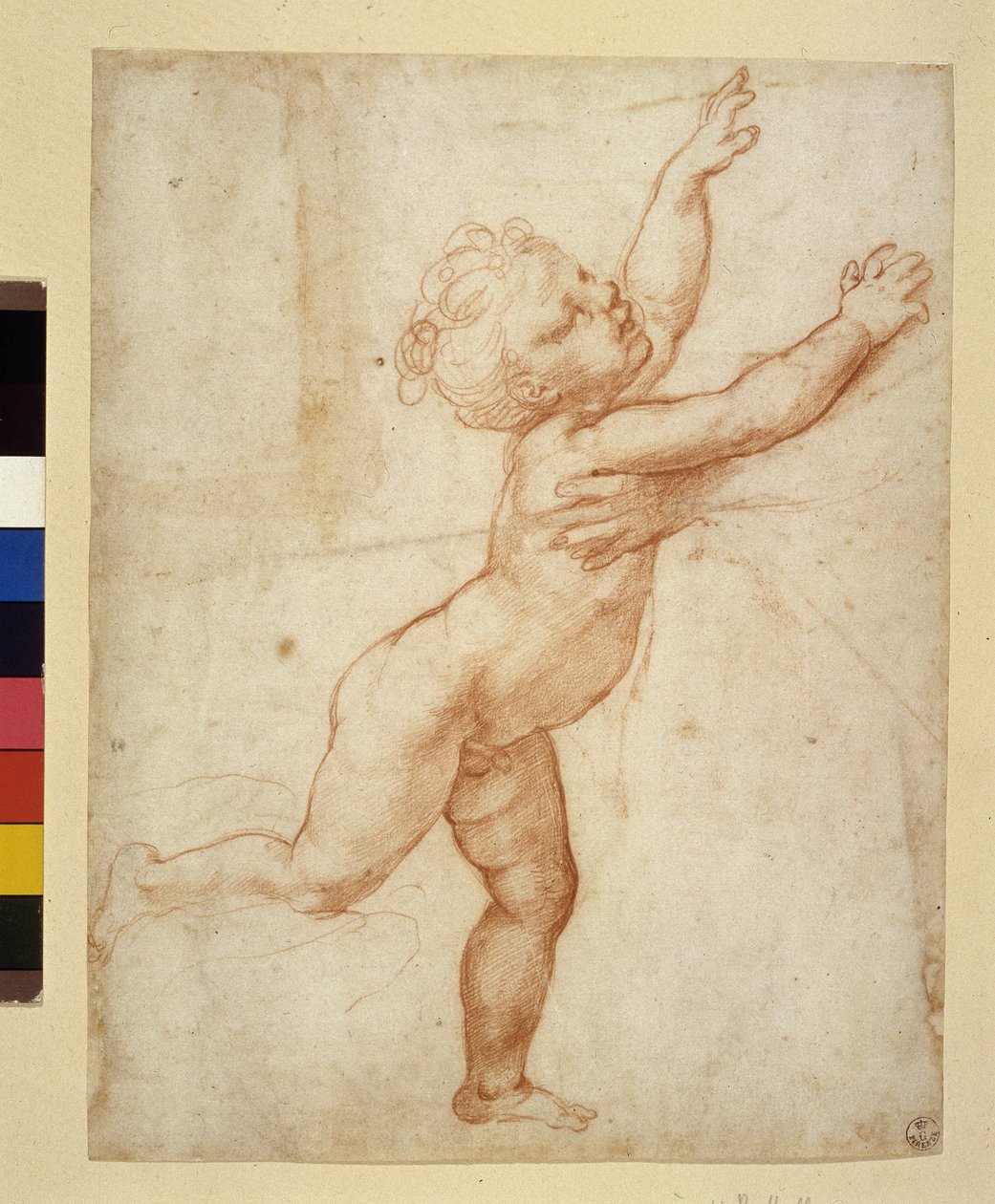 Studie eines Kindes (Zeichnung) von Raphael