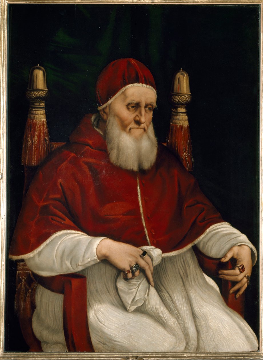 Porträt von Papst Julius II. von Raphael
