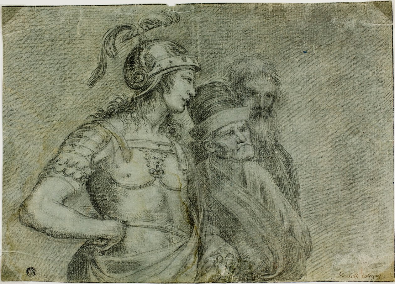 Alkibiades und zwei Philosophen von Raphael