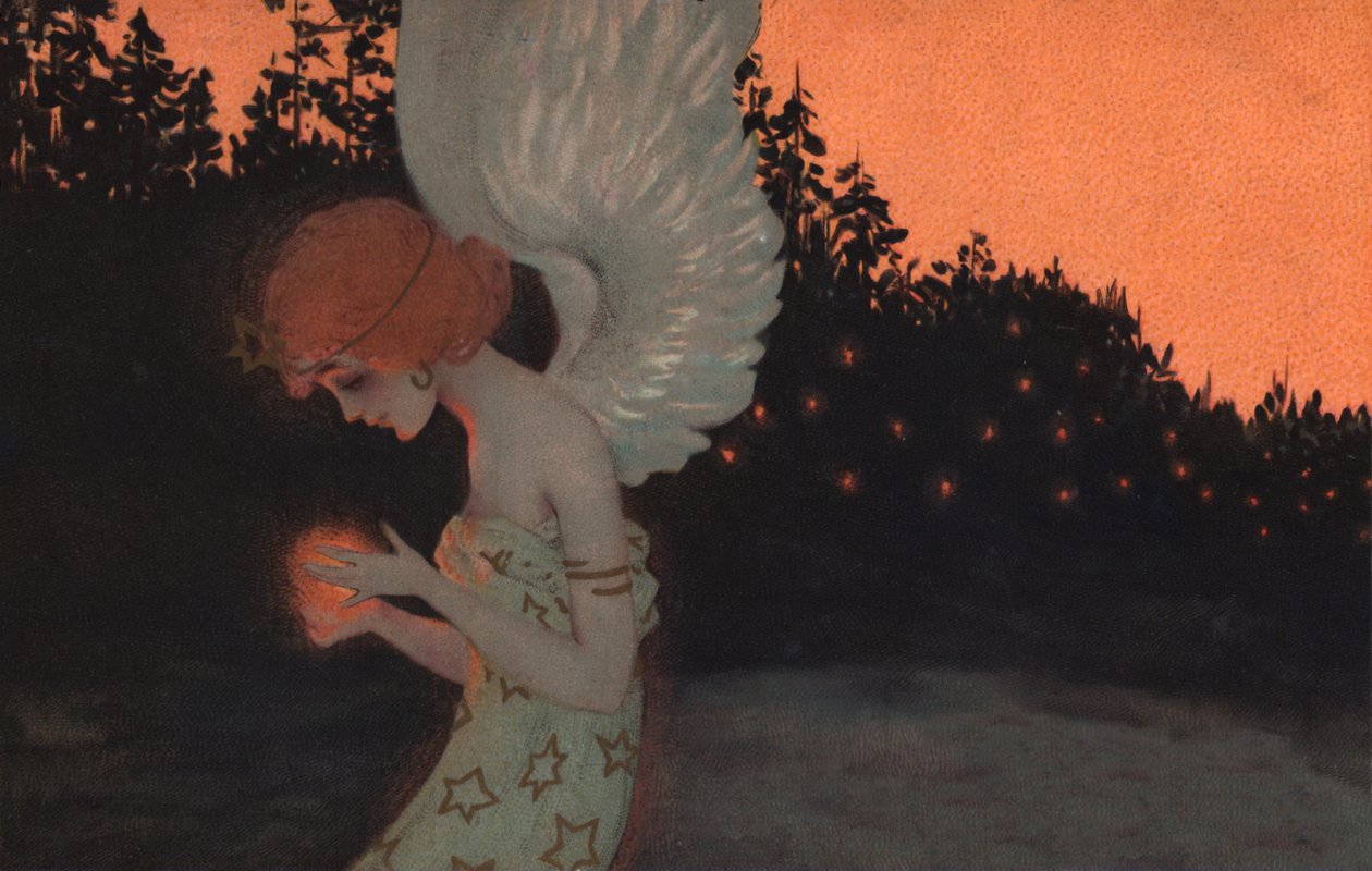 Weihnachtsengel von Raphael Kirchner