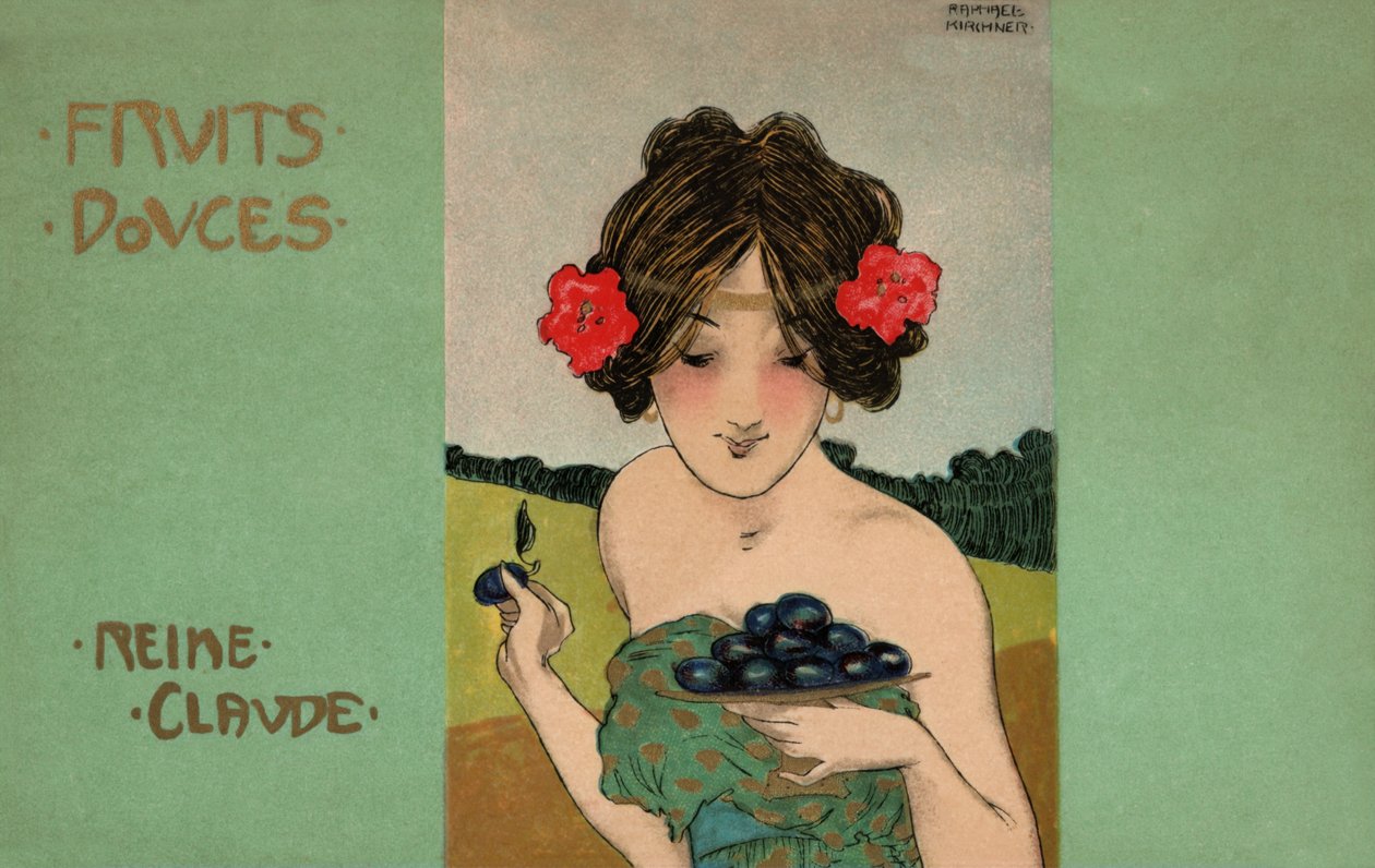 Reineclauden, ca. 1900 von Raphael Kirchner