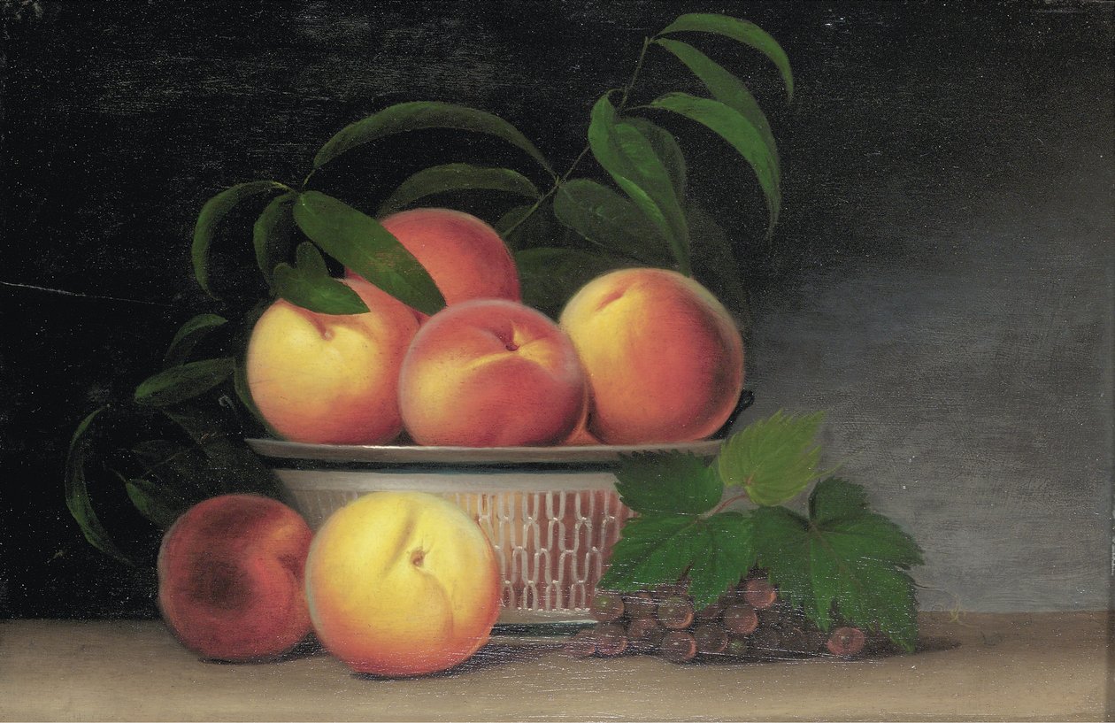 Stillleben mit Pfirsichen, ca. 1816 von Raphaelle Peale
