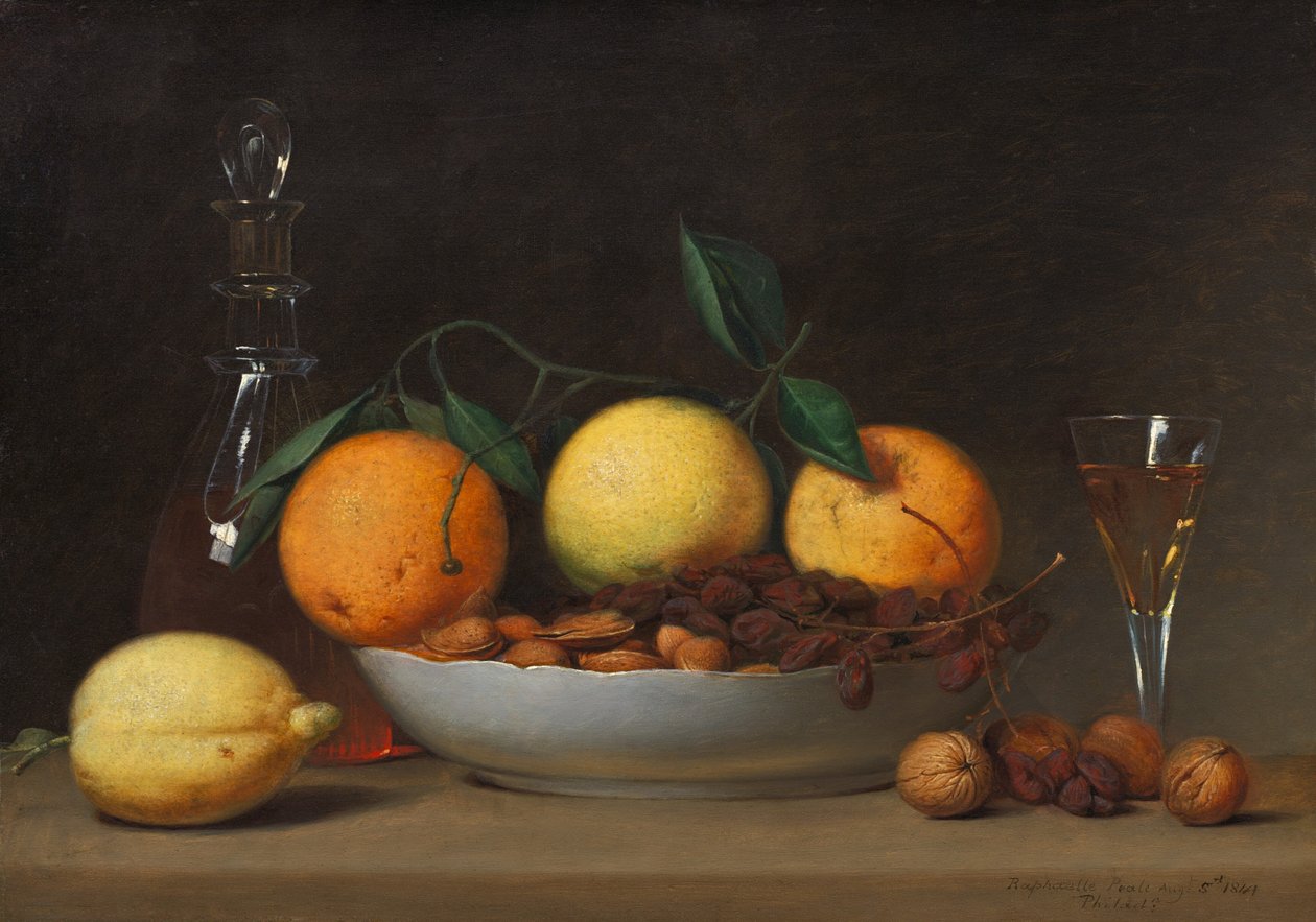 Ein Dessert, 1814 von Raphaelle Peale