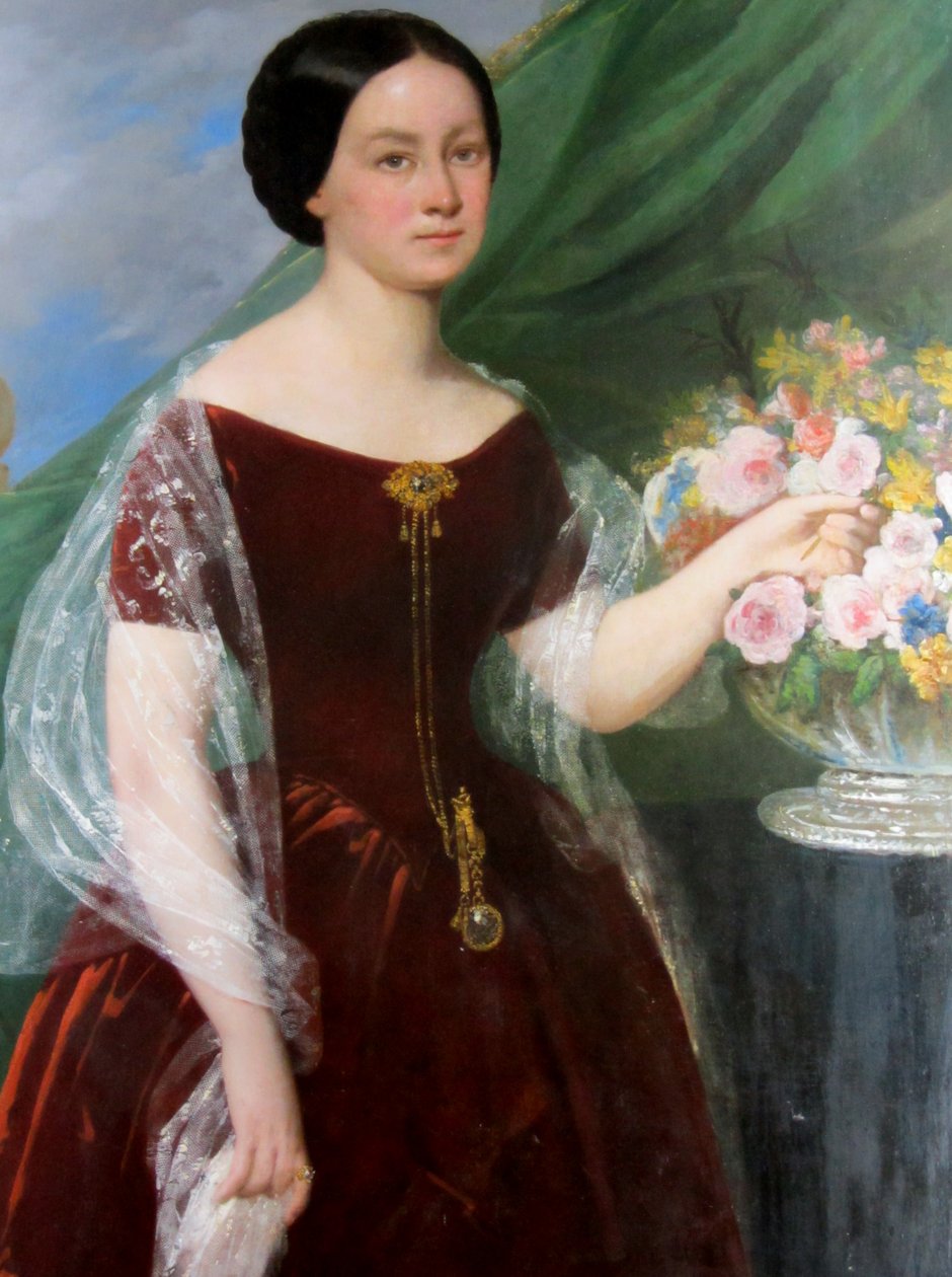 Doña Mercedez Herrera Molina von Raymond Auguste Quinsac Monvoisin