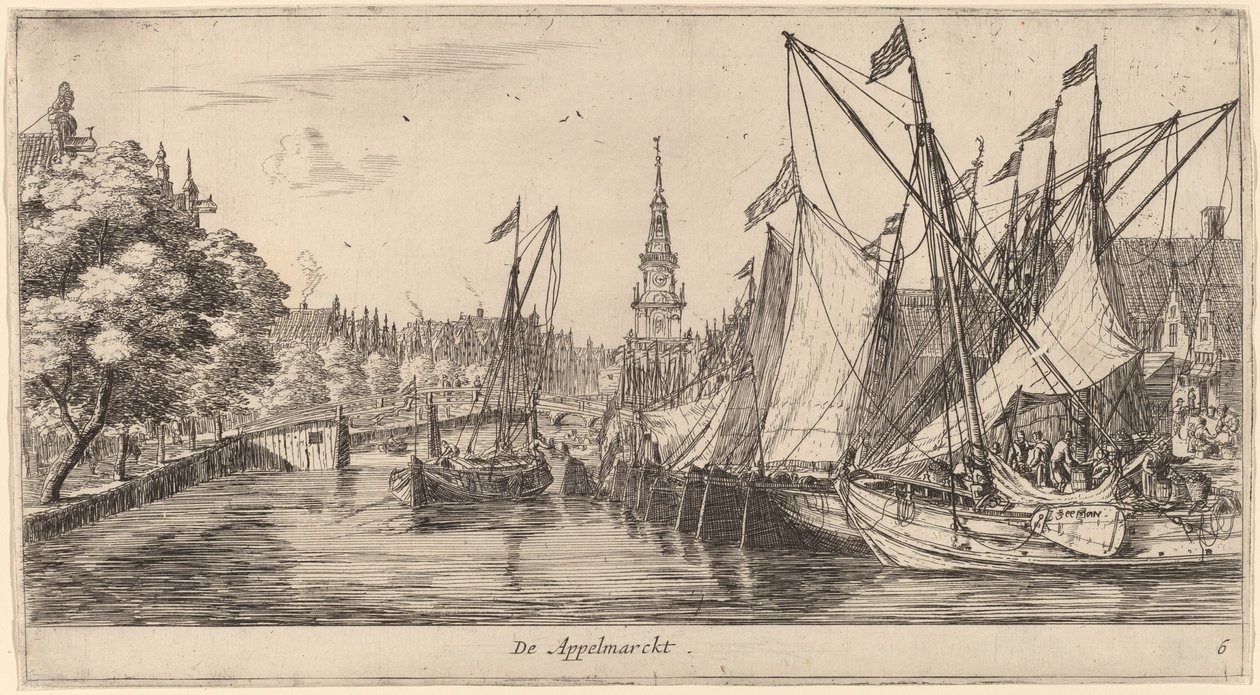 Appelmarkt von Reinier Nooms, called Zeeman