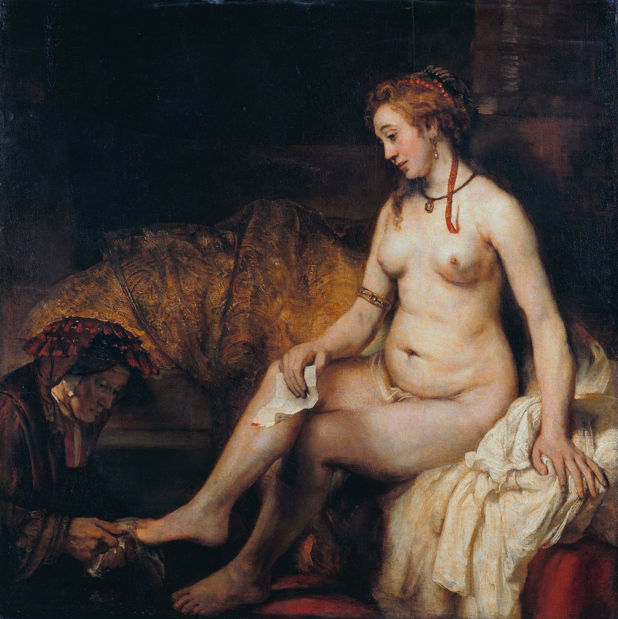 Bathseba mit Davids Brief von Rembrandt van Rijn