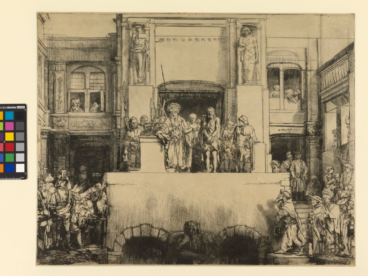 Christus wird dem Volk präsentiert, 1655 von Rembrandt van Rijn