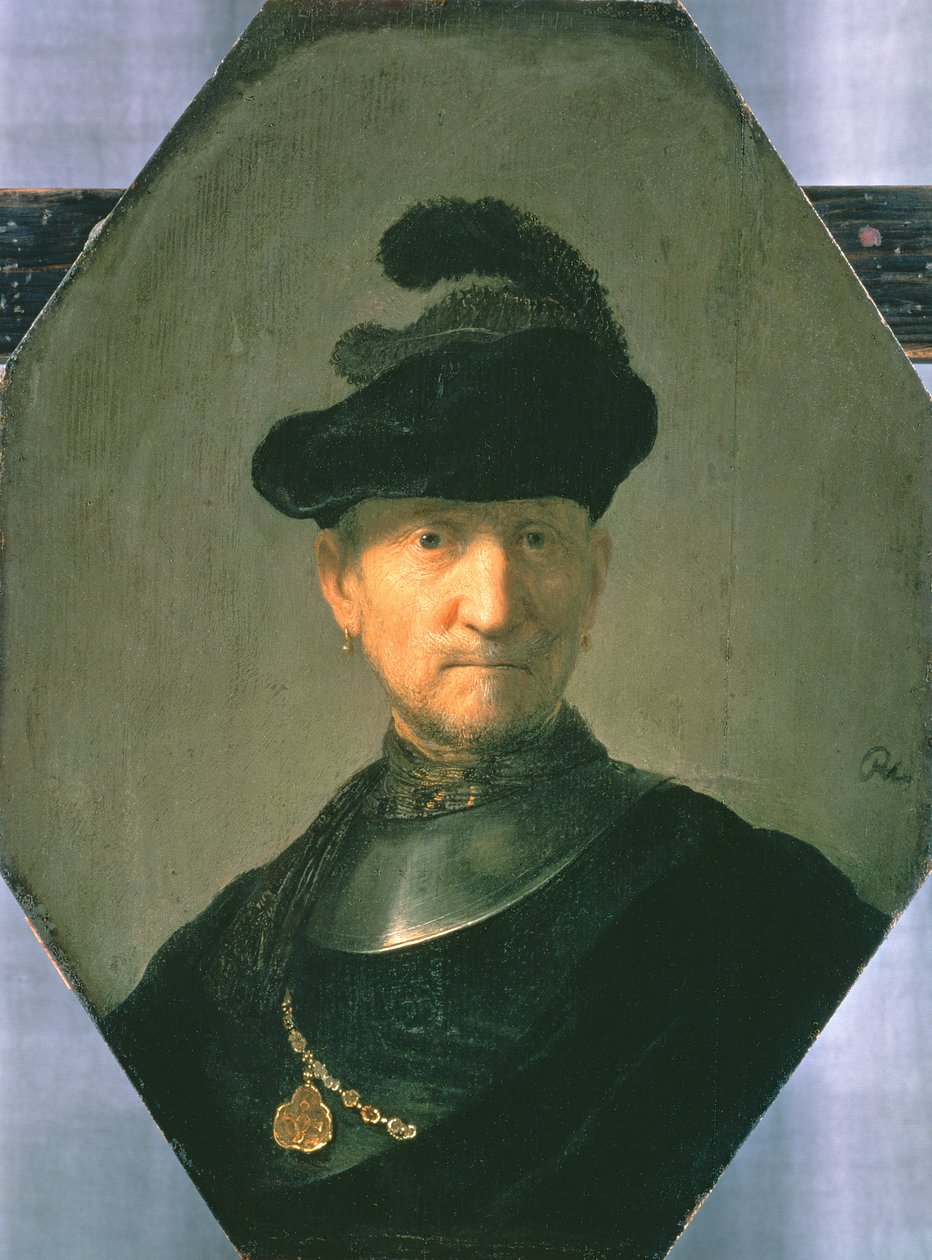 Alter Krieger, 1629 von Rembrandt van Rijn