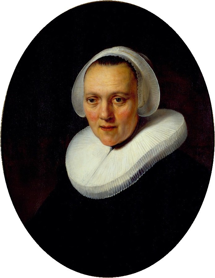 Porträt einer vierzigjährigen Frau von Rembrandt van Rijn
