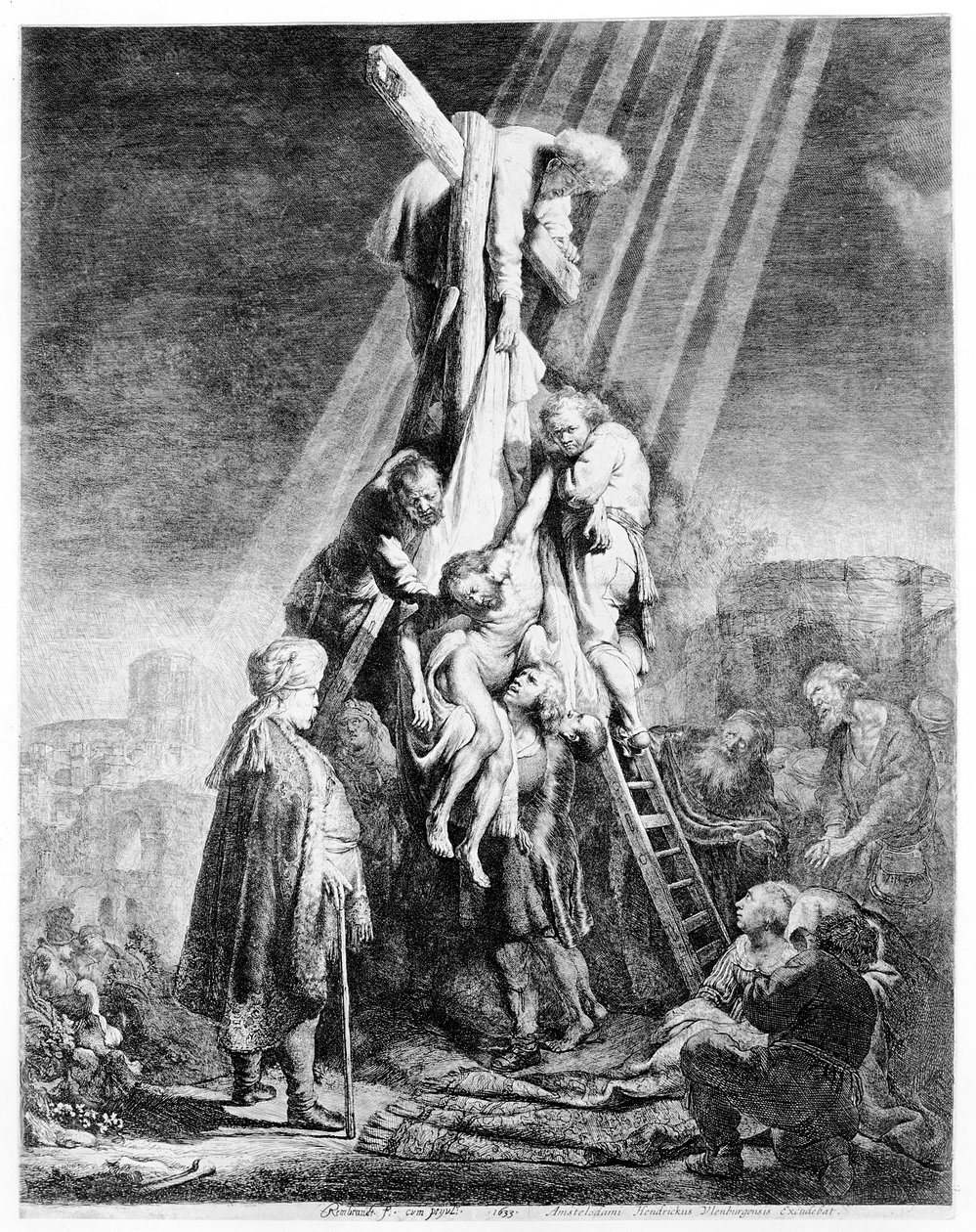 Die Kreuzabnahme, 1633 von Rembrandt van Rijn