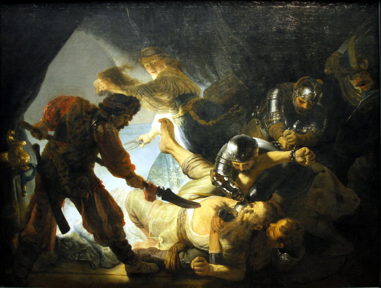 Die Blendung Simsons von Rembrandt