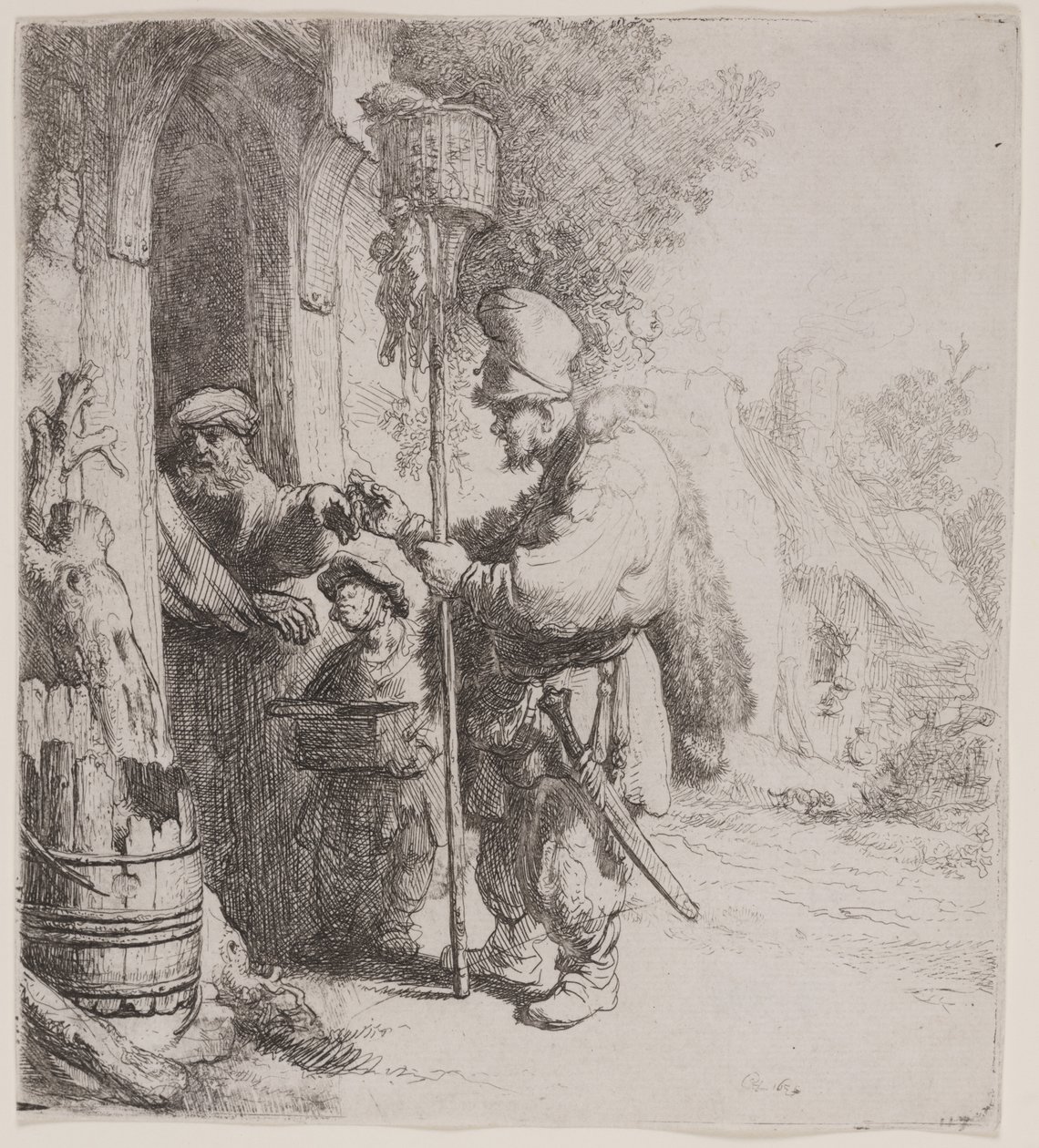 Der Rattenfänger von Rembrandt van Rijn