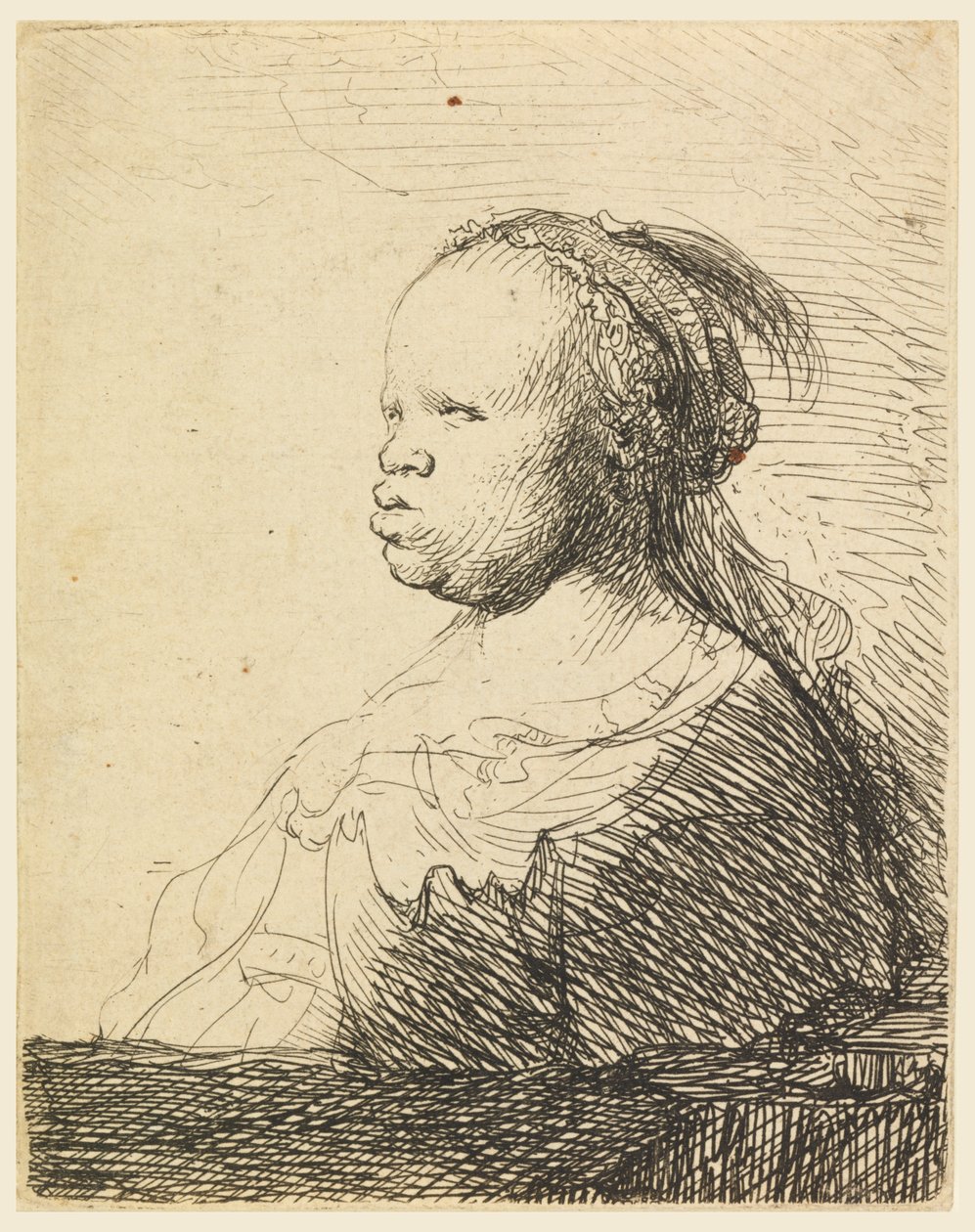 Die weiße Schwarze von Rembrandt van Rijn
