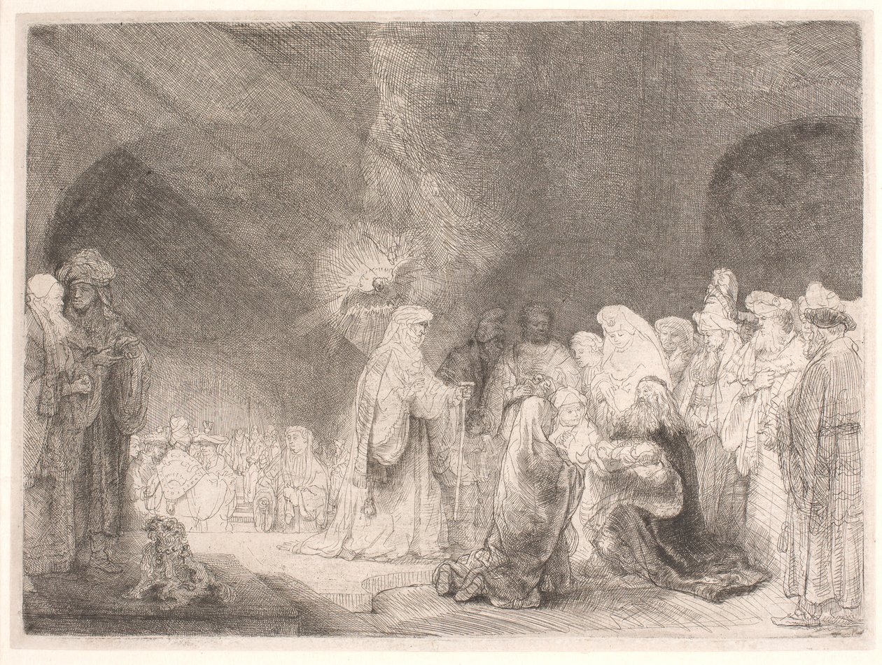 Darstellung im Tempel von Rembrandt van Rijn