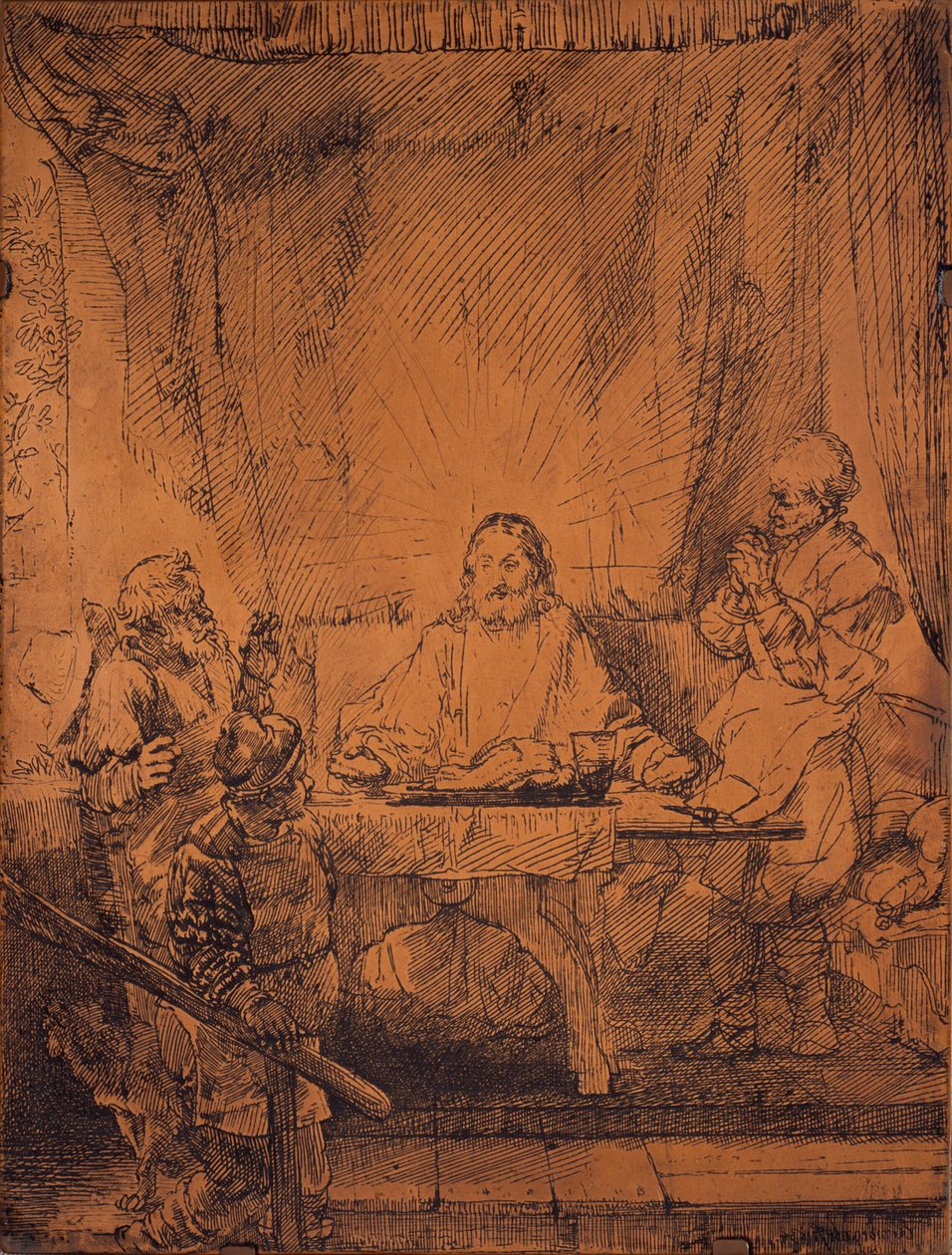 Abendmahl in Emmaus von Rembrandt van Rijn