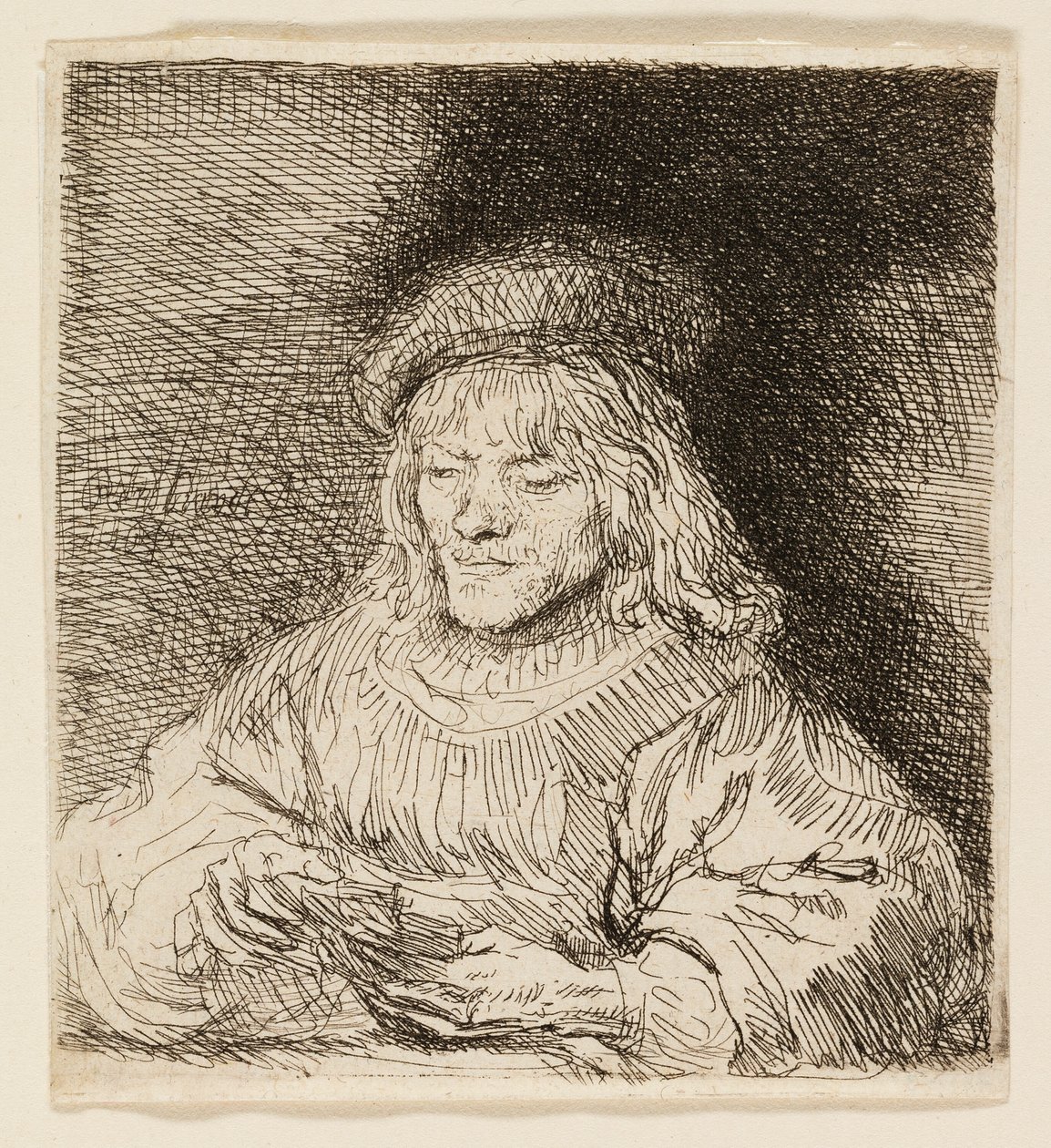 Der Kartenspieler von Rembrandt van Rijn