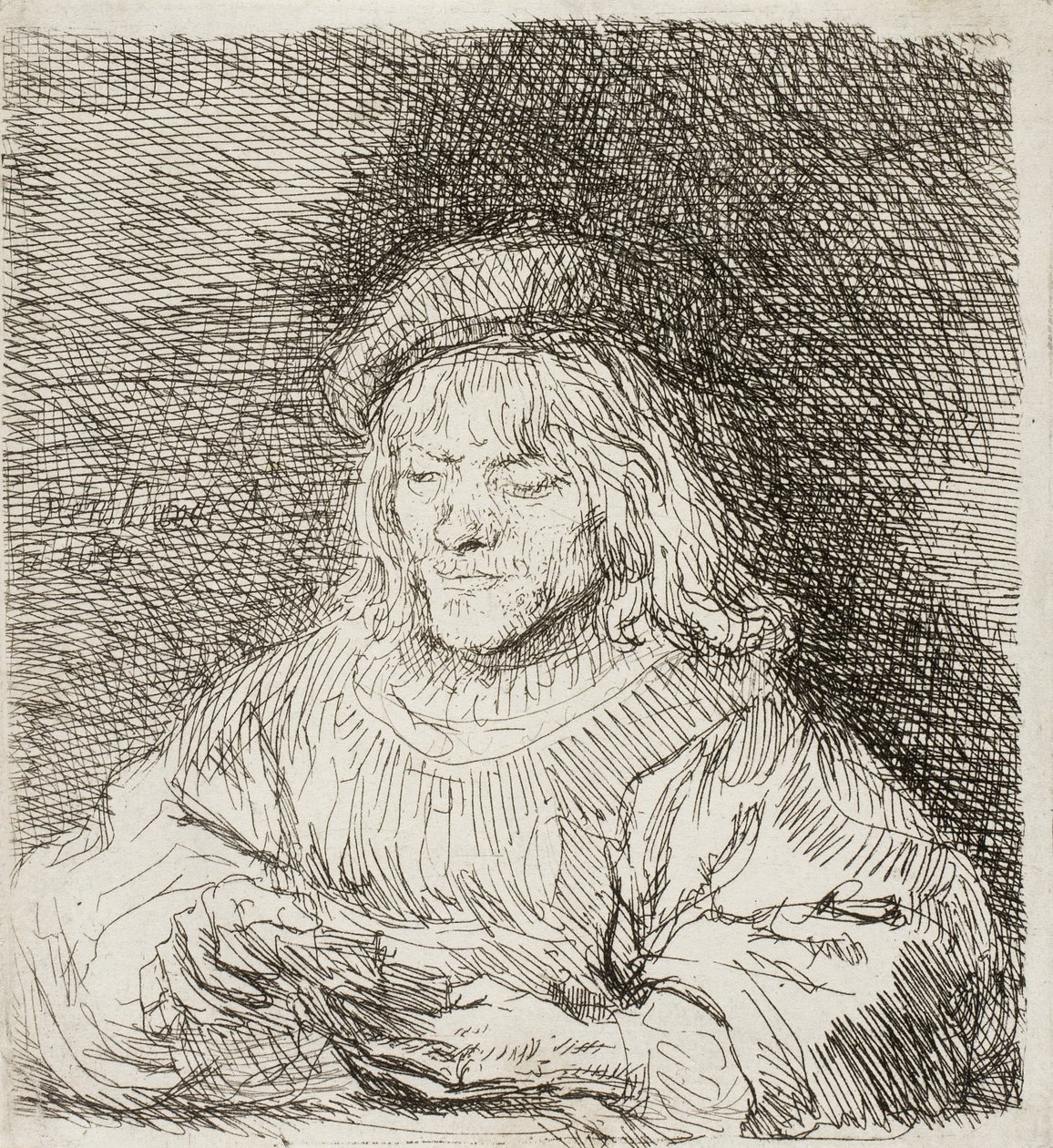 Der Kartenspieler von Rembrandt van Rijn