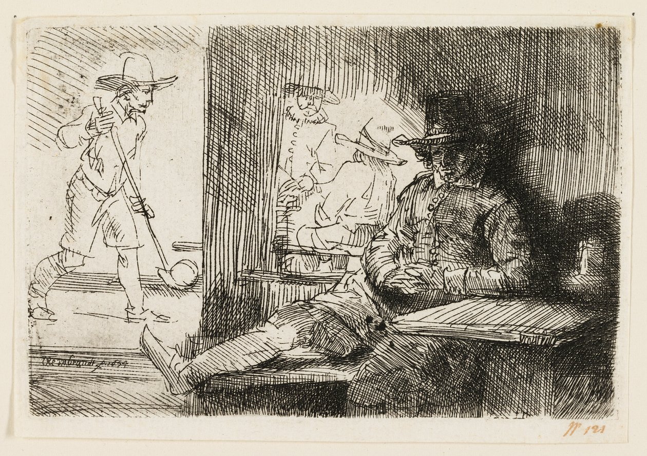 Der Ringballspieler von Rembrandt van Rijn