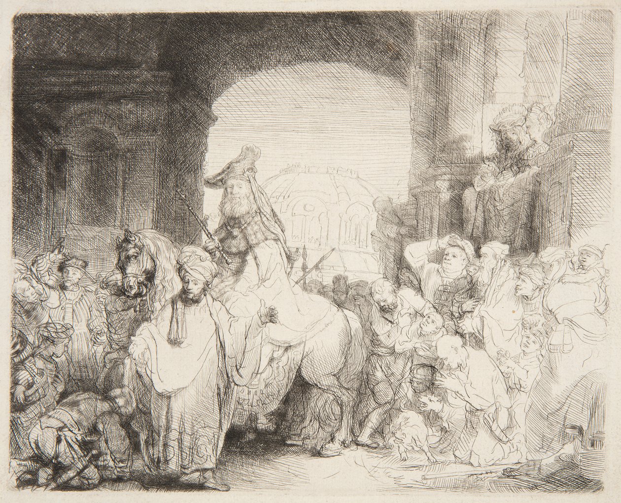 Triumph von Mordechai von Rembrandt van Rijn
