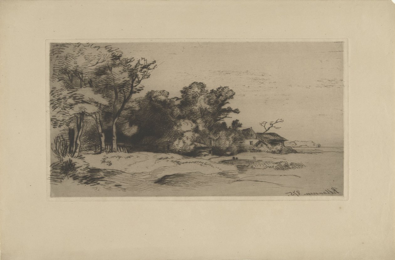 Landschaft mit Bauernhof von Remigius Adrianus Haanen