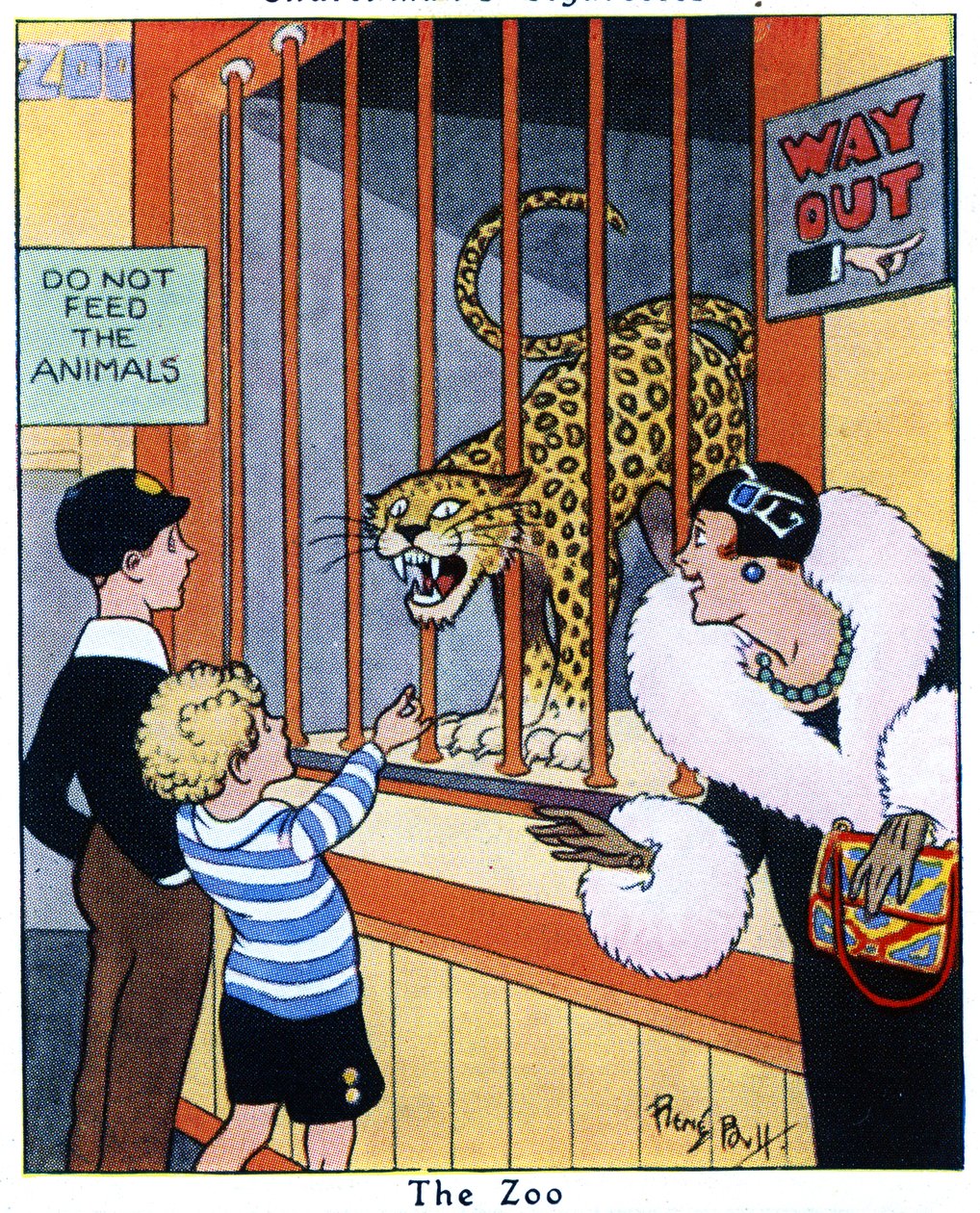 Der Zoo, 1936 von René Bull