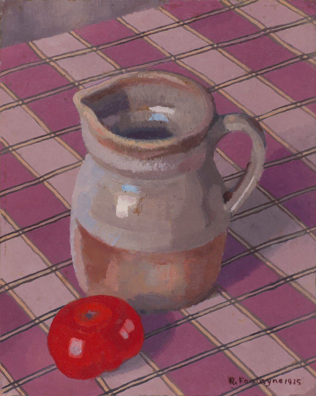 Krug und Tomate von René Fontayne