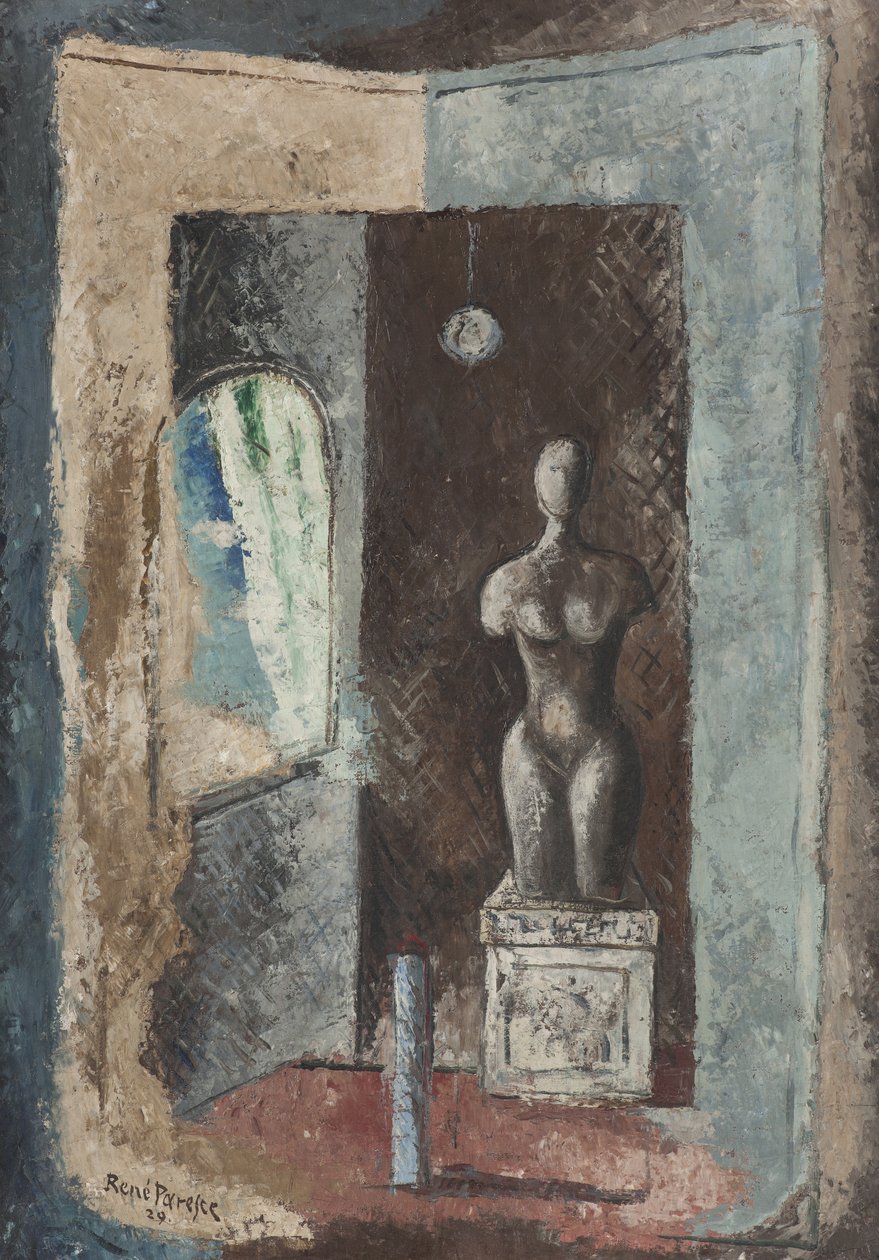 Die Statue, 1929 von Renato Paresce
