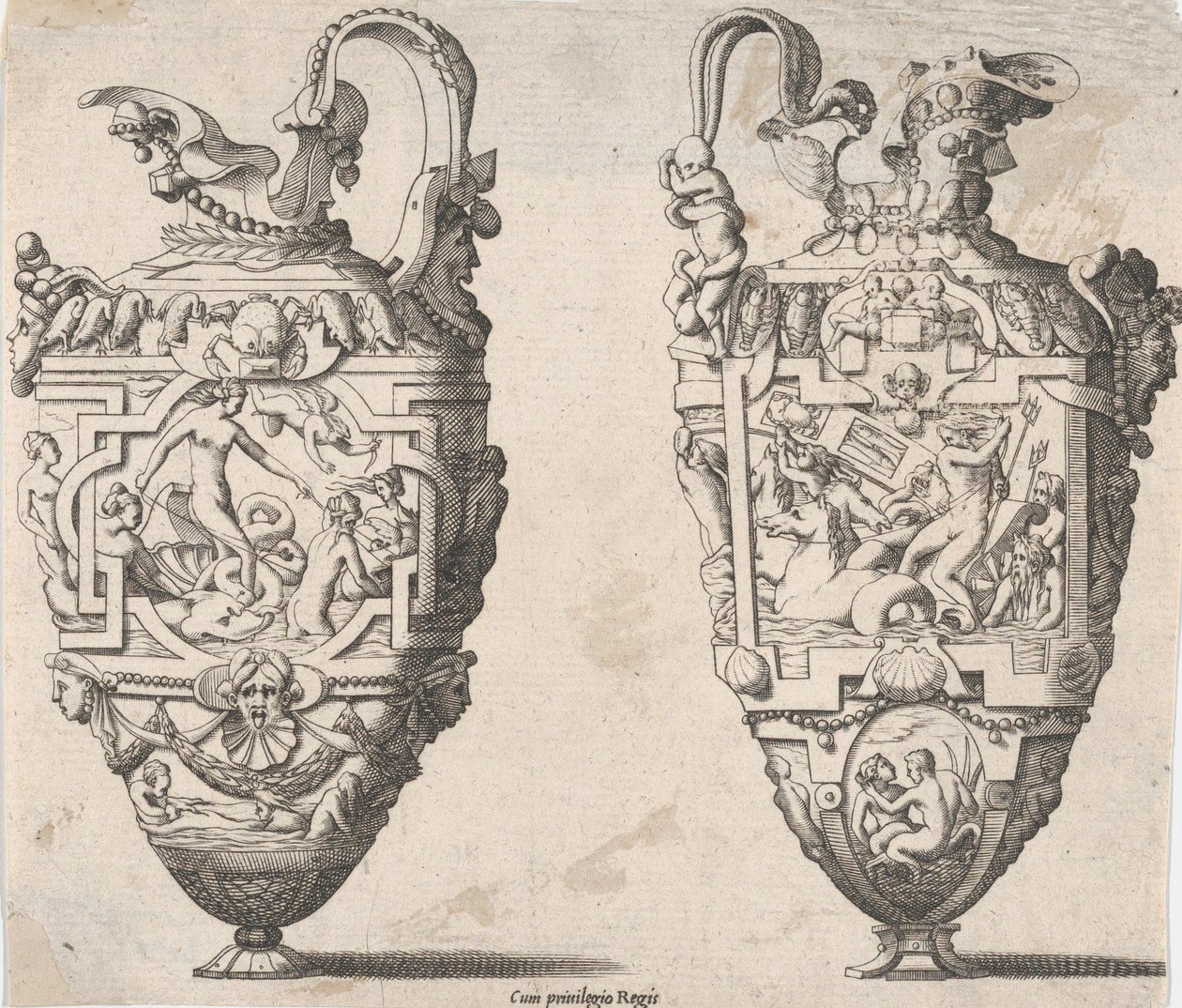 Zwei Vasen von Rene Boyvin