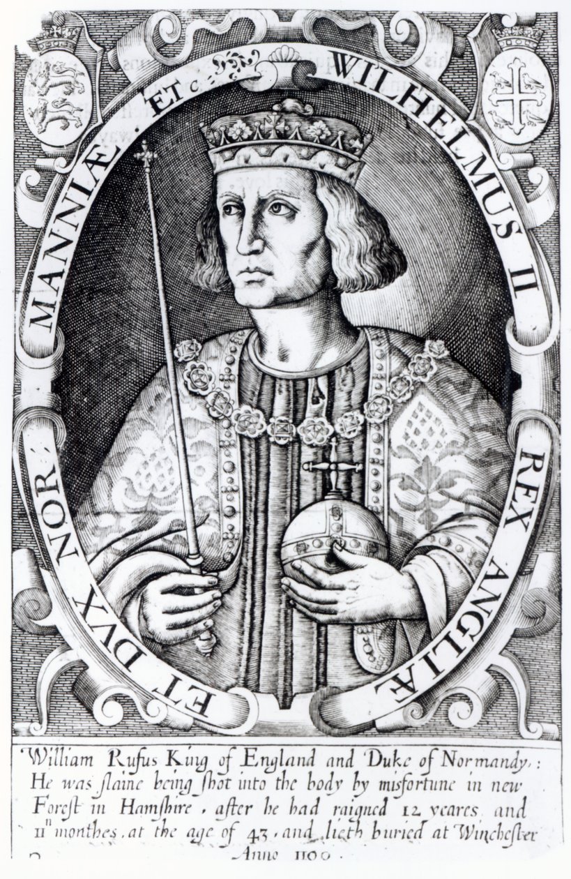 König Wilhelm II. von England, 1618 von Renold Elstrack