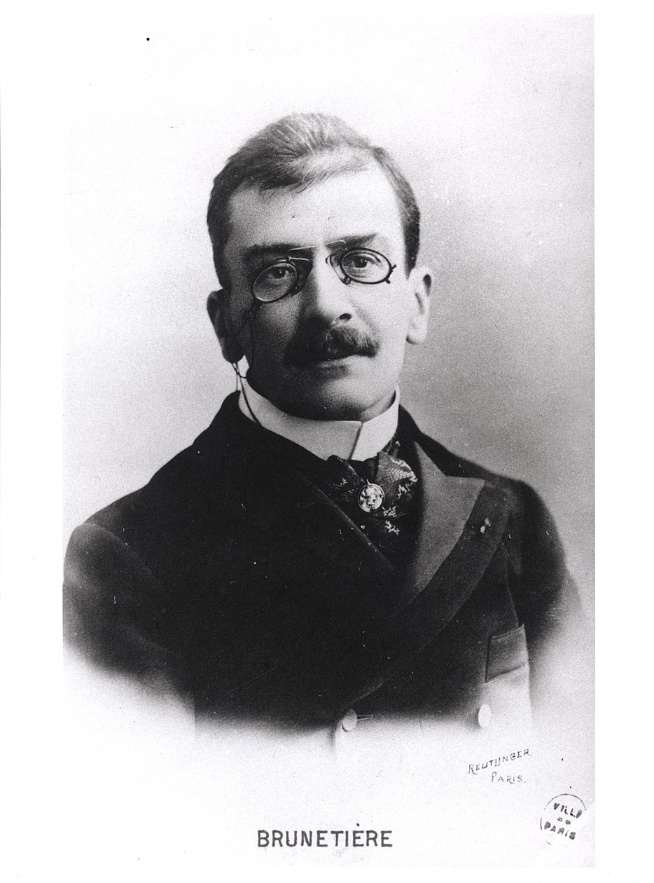 Porträt von Ferdinand Brunetiere (1849-1906) von Reutlinger Studio