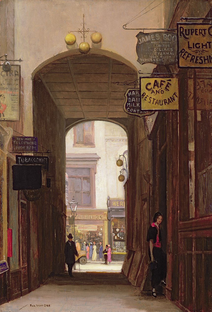 Rupert Court, Wardour Street von Rex Vicat Cole