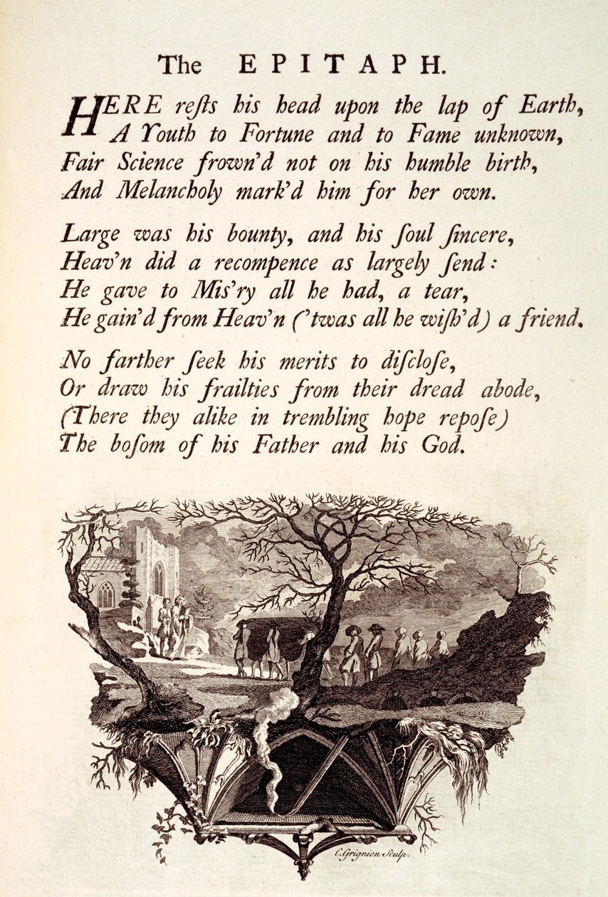 Das Epitaph, Illustration aus 