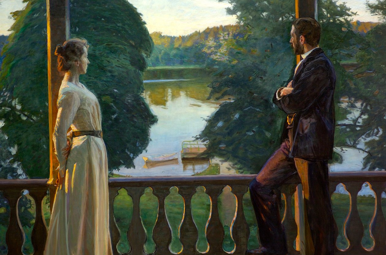 Nordischer Sommerabend von Richard Bergh