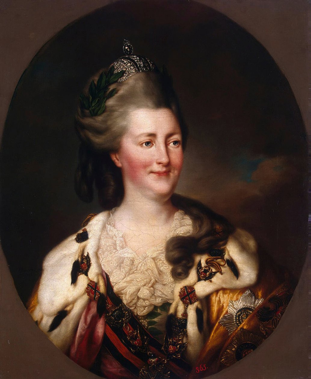 Porträt von Katharina II., 1782 von Richard Brompton