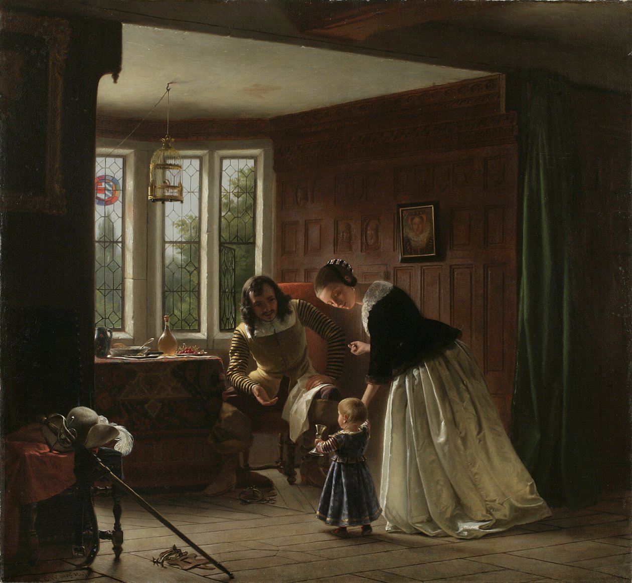 Die Rückkehr des Kavaliers, 1847 von Richard Caton Woodville