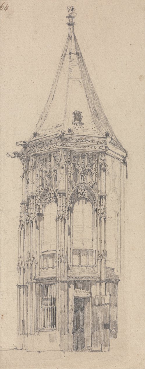 Palais de Justice, Rouen von Richard Parkes Bonington