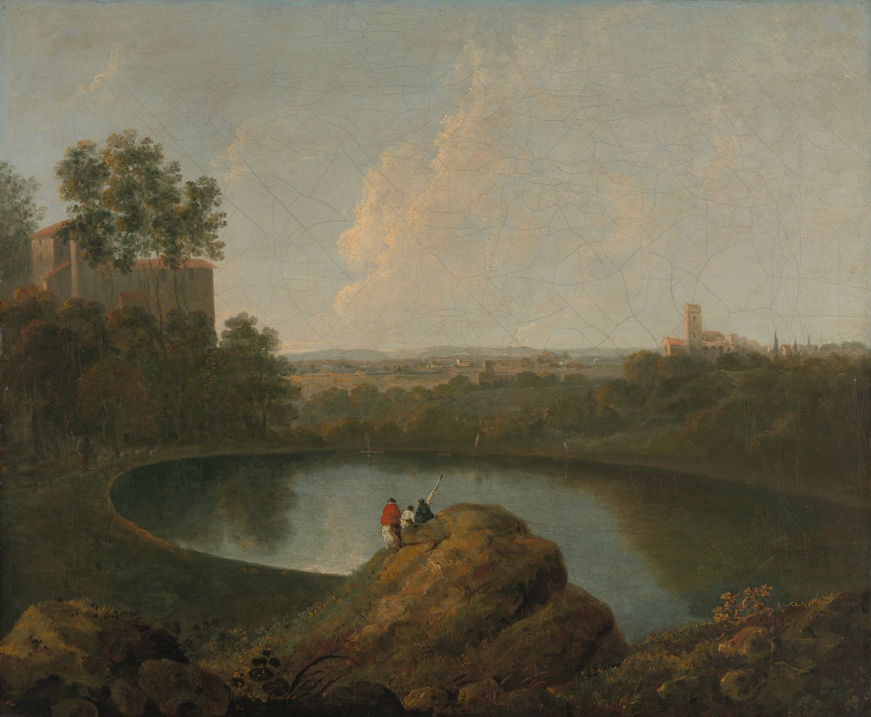 Der Kopf des Lago di Nemi von Richard Wilson