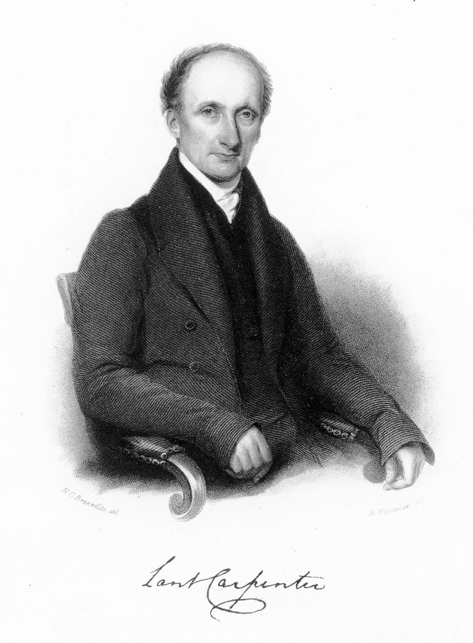 Lant Carpenter, Unitarischer Pfarrer, 1837 von Richard Woodman