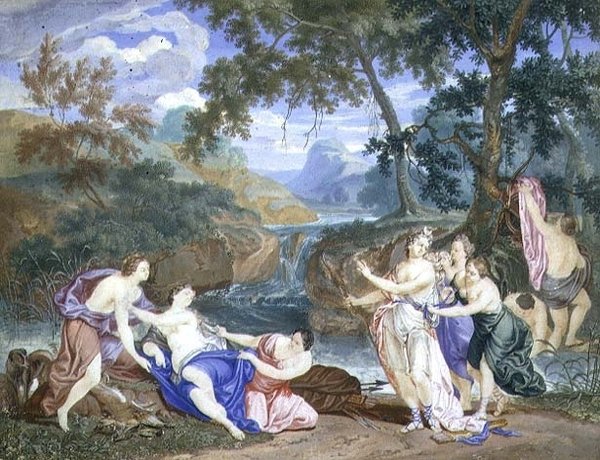 Diana und Callisto von Richard van Orley